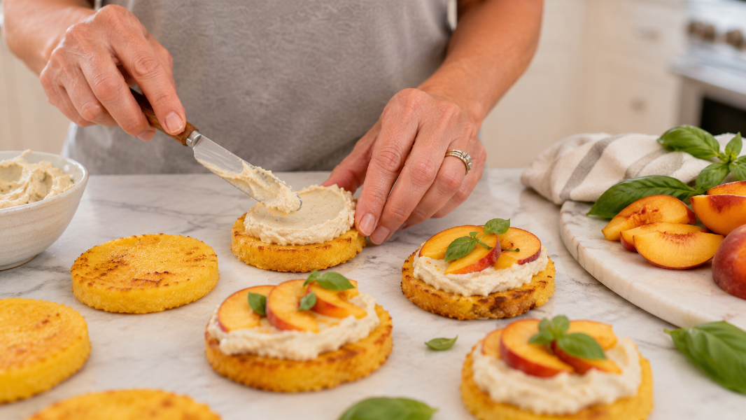 Crispy Zucchini Corn Fritters with Basil Yogurt Dip