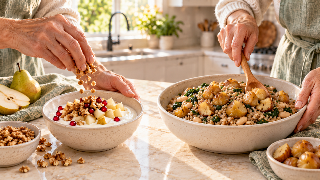 Walnuts and Chestnuts Are Not Nutritionally the Same
