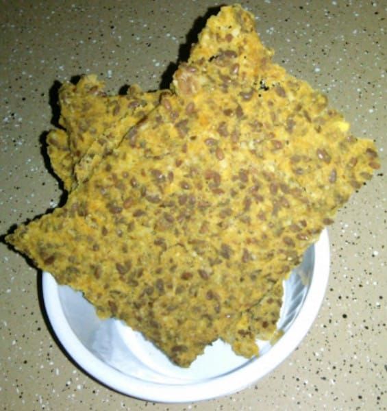 Butternut Pecan Flax Crackers