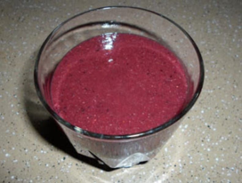 Chocolate Papaya Cherry Smoothie