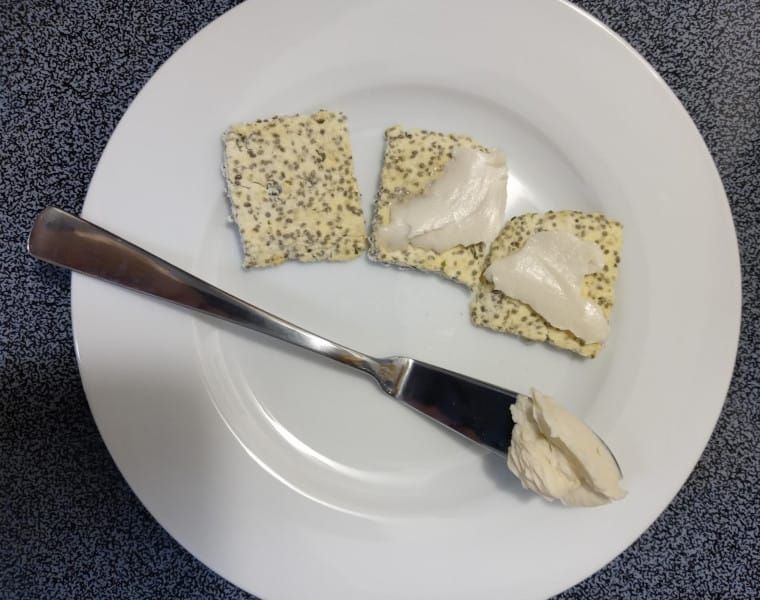 Coconut Chia Butter Crackers