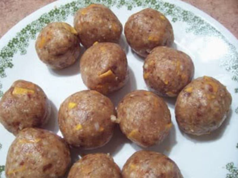 Coconut-Mango Shortbread Cookie Bites