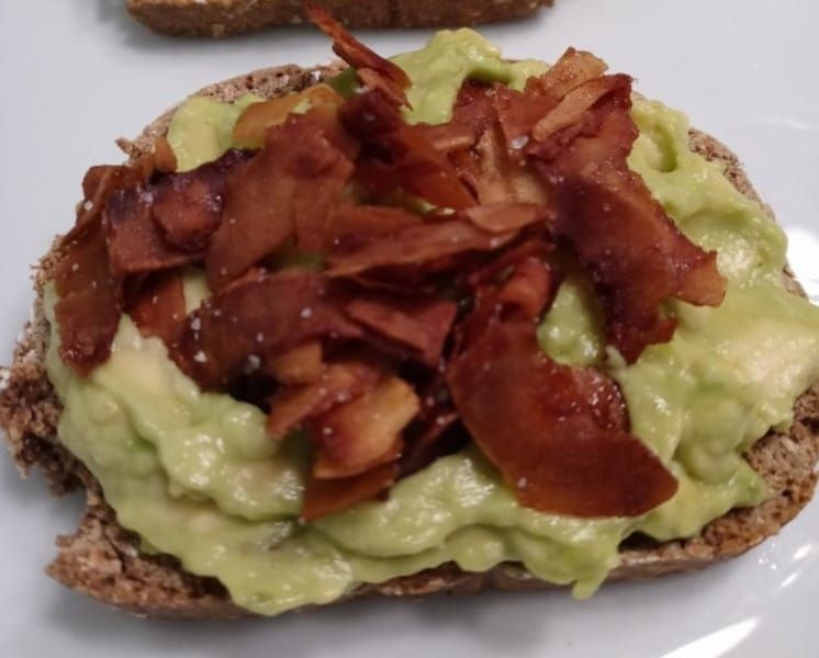 Crispy Coconut Bacon Bits