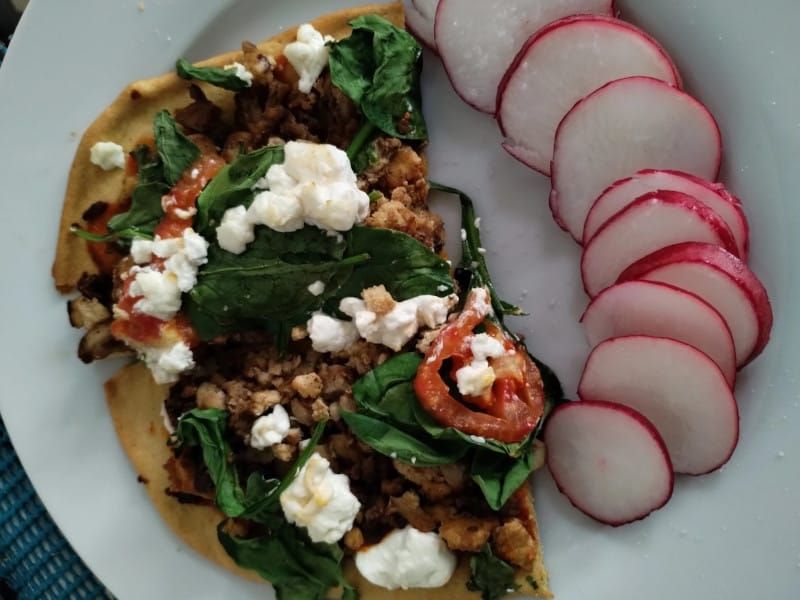Homemade Veggie Pizza