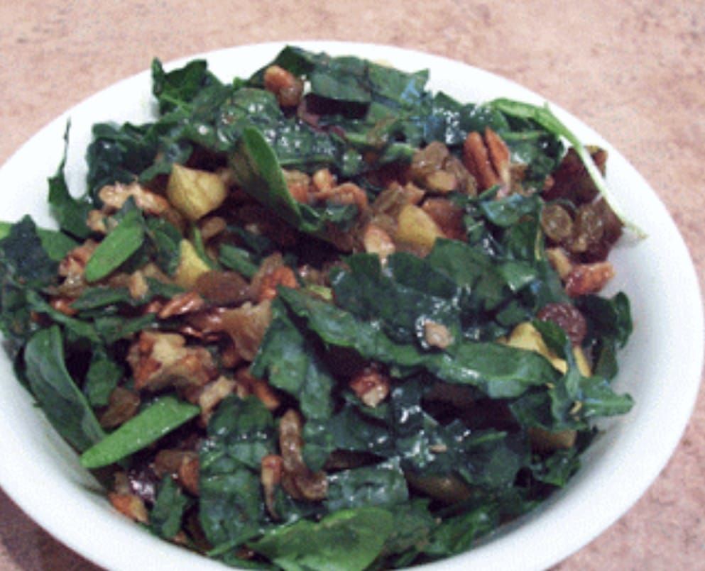 Kale and Ginger Gold Apple Salad