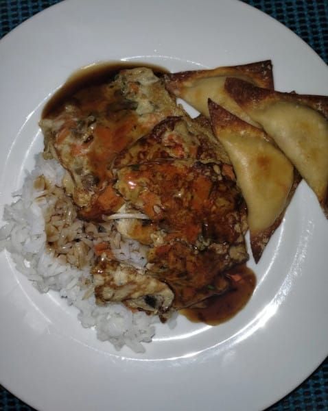 Oyster Mushroom Egg Foo Young