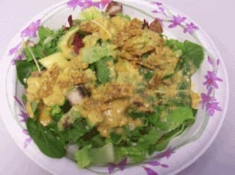 Green Garden Salad For Two