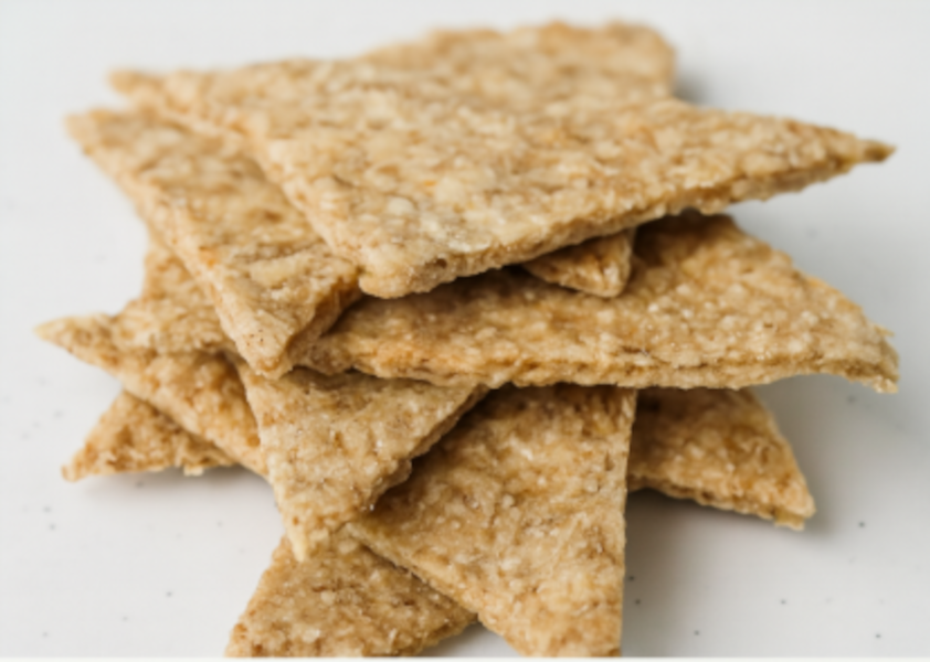 Banana, Pineapple, Almond Crackers