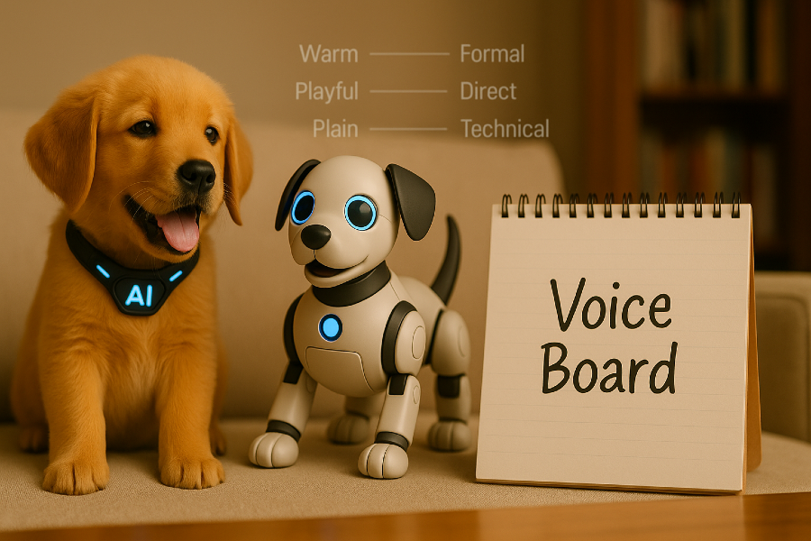 Train Your AI Puppy’s Voice