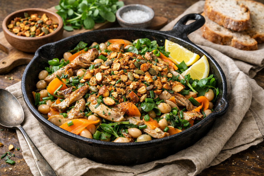 April Focus Foods Wrap Up and One Last Spring Crumble Recipe