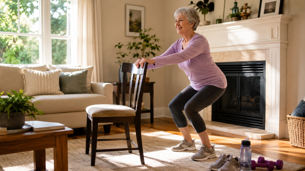 A 10-Minute Indoor Strength and Mobility Flow for Hot June Days