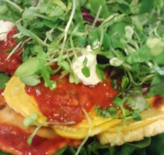 Vegan Beet Ravioli with Sweet Ricotta Macadamia Nut Cheeze