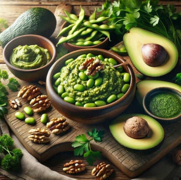 Edamame Avocado Vegan Pesto