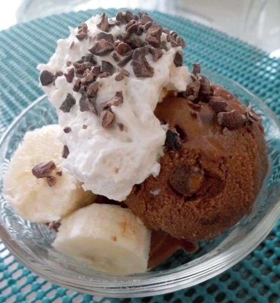 Creamy Chocolate Banana Frozen Dessert