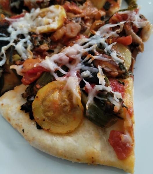 Oyster Mushroom Pizza For One