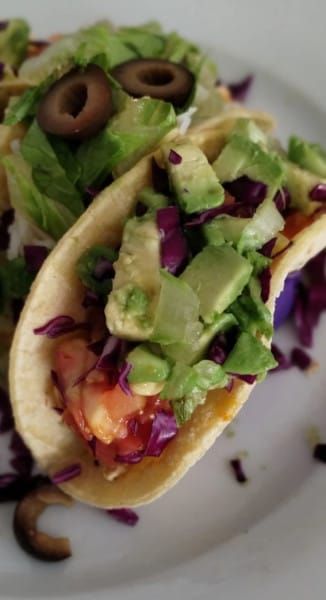 Papaya "Pulled Pork" Tacos