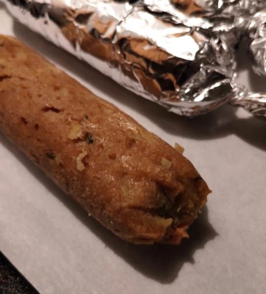 Homemade Vegan Apple Sausage