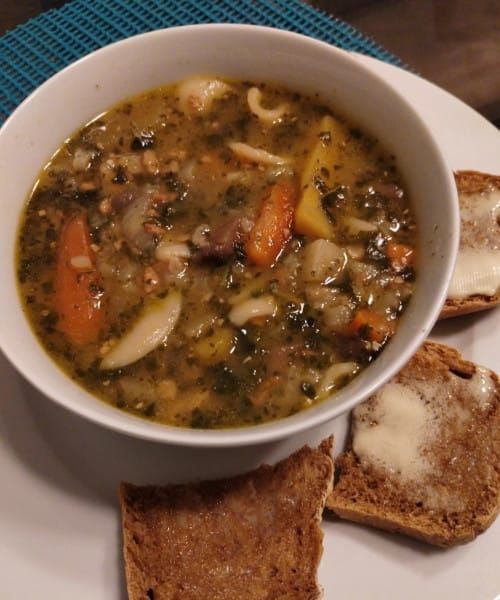 Mushroom and Vegetable Vegan Soup