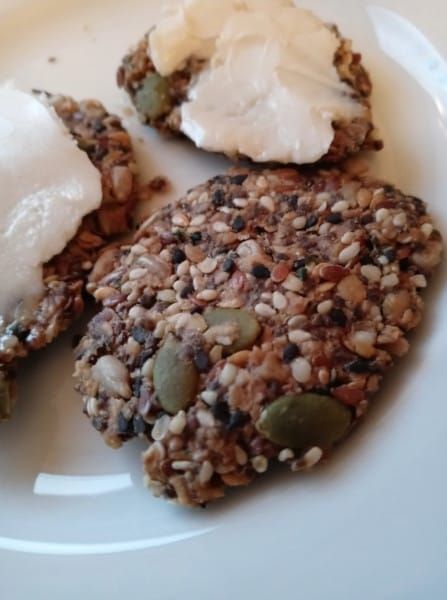 Super Seed Oat Crackers