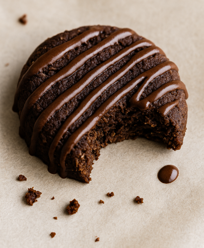 Chocolate Tahini Coconut–Banana Toaster Cookies