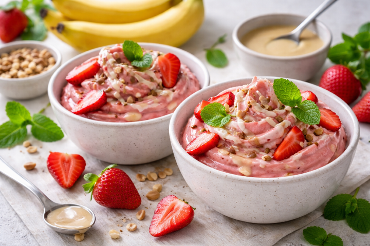 The 5-Minute Strawberry Banana Nice Cream That Tastes Like a Reward
