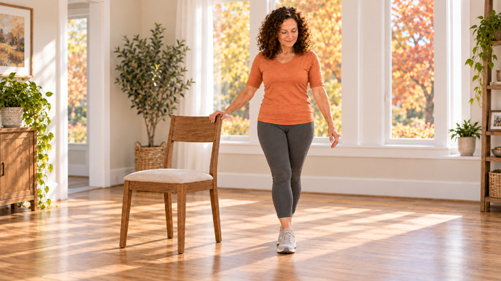 A 10-Minute Balance Routine for Safer Fall Walking