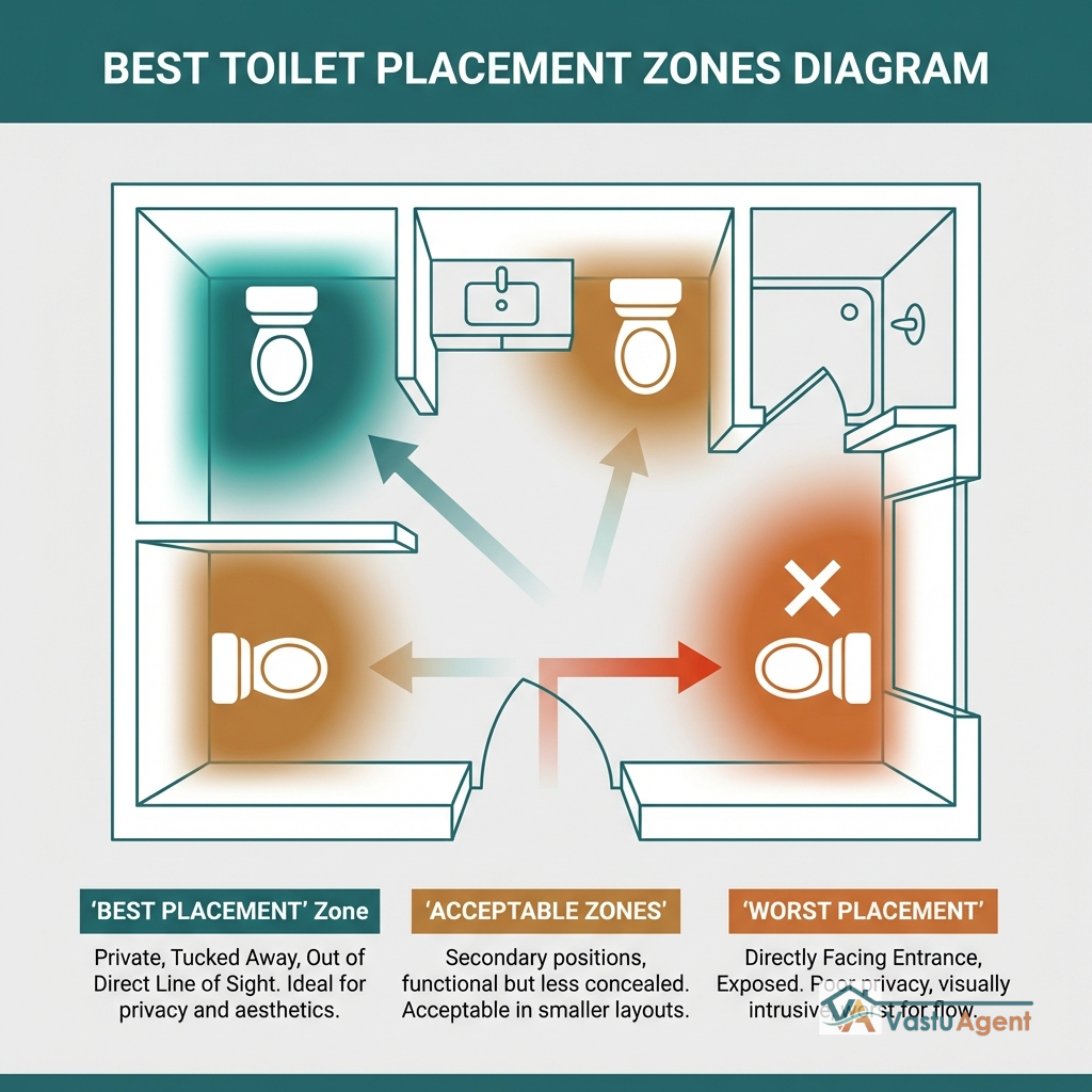 Best Toilet Placements: Where Your Bathroom Should Be according to Vastu