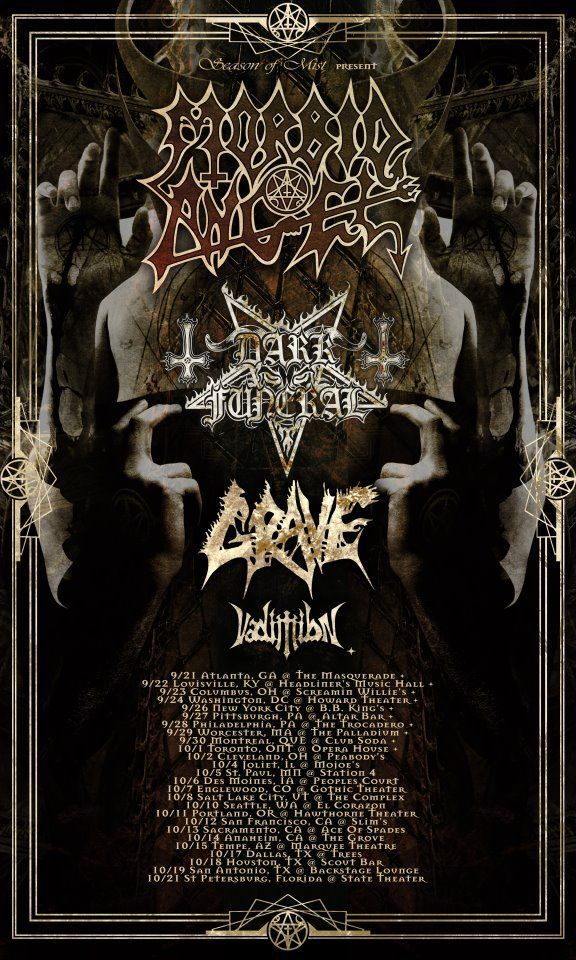 Morbid Angel North American Headline Tour 2012 – TOUR REVIEW