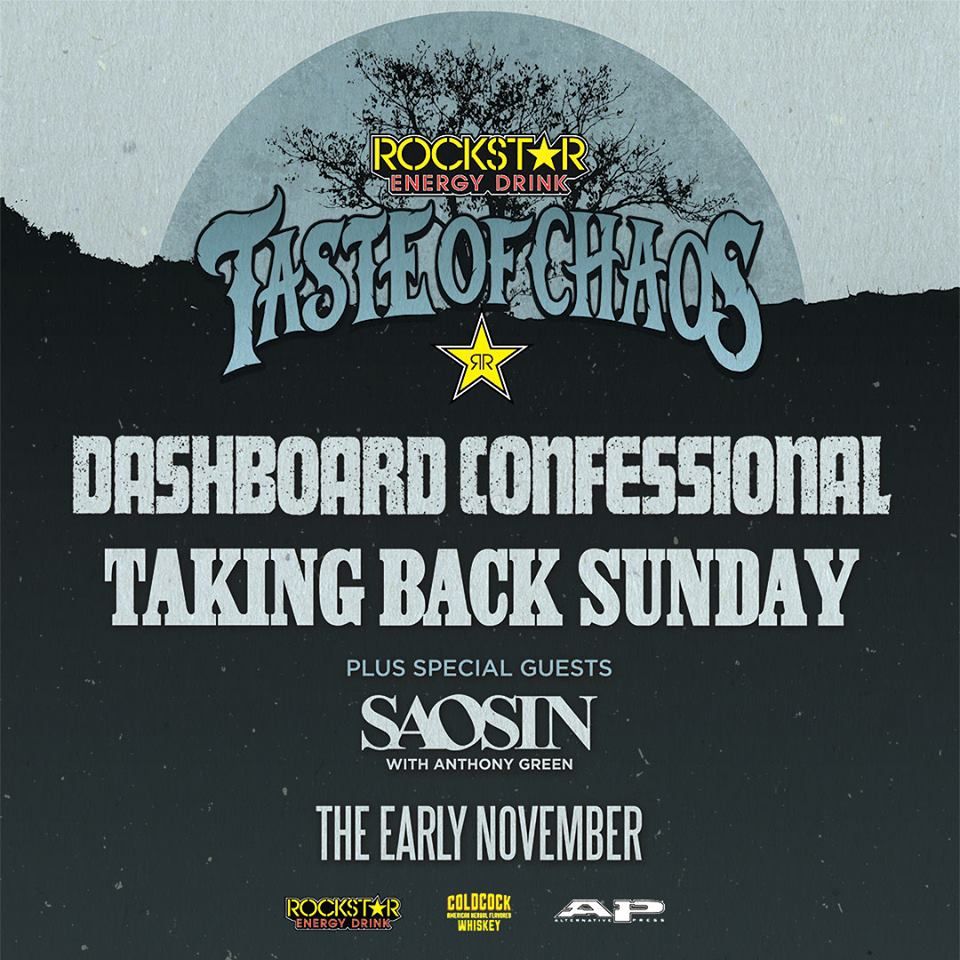 Taste of Chaos 2016 feat. Dashboard Confessional + Taking Back Sunday – GALLERY + REVIEW