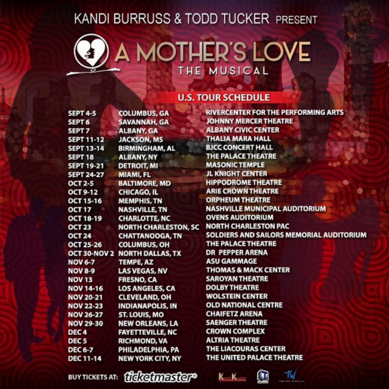 A Mother's Love U.S. tour - poster