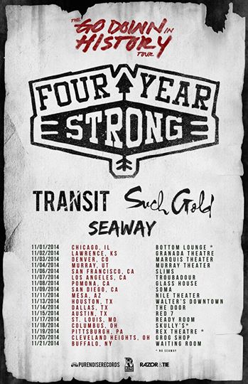 The Go Down In History Tour - poster