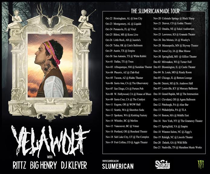 The Slumerican Made Tour - poster