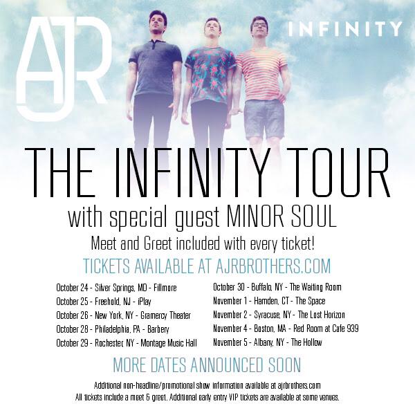 AJR The Inifinty Tour - poster
