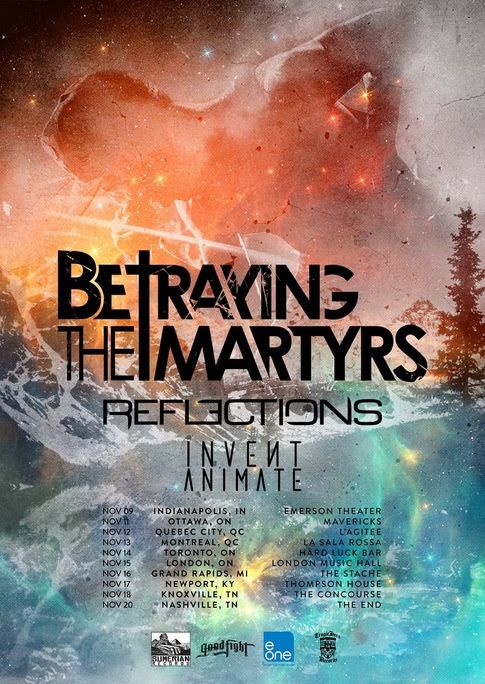 Betraying The Martyrs North American Tour 2014 - poster