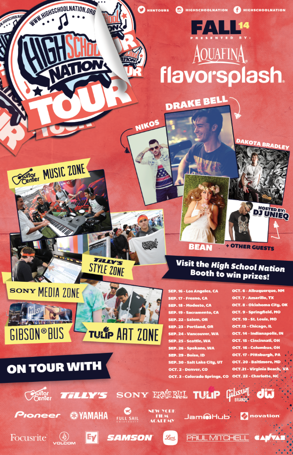 High School Nation Tour-poster