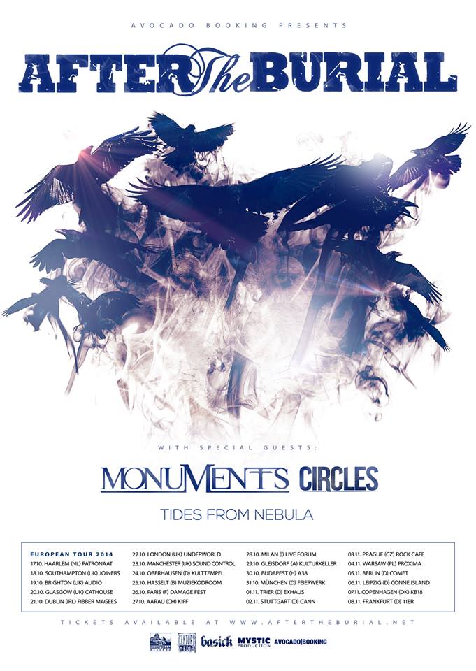 After-The-Burial-European-Fall-Tour-poster-2