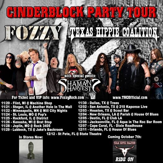 Cinderblock Party Tour - poster