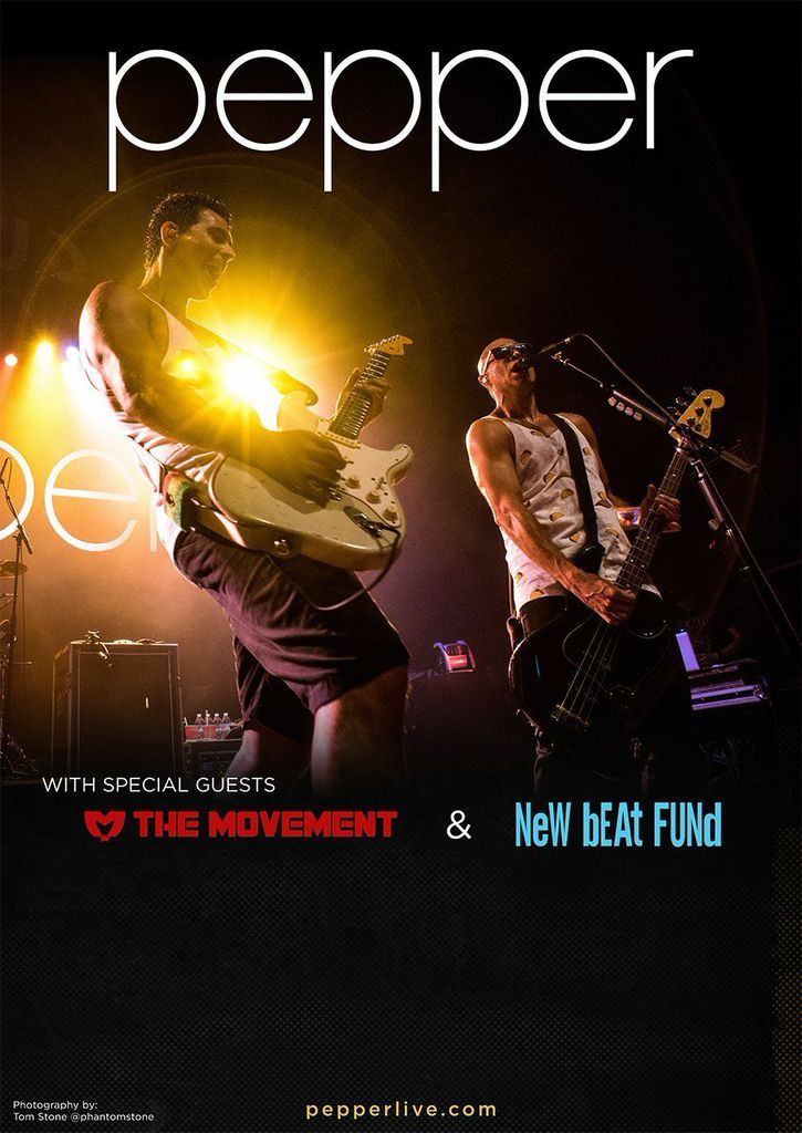 Pepper North American Tour Fall 2014 - poster