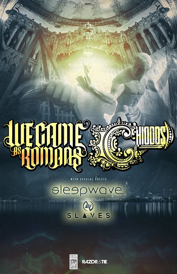We Came As Romans Chiodos U.S. December 2014 Tour - poster