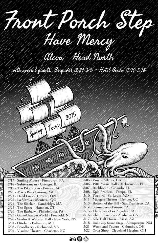 Front Porch Step - Spring North American Tour 2015 - poster