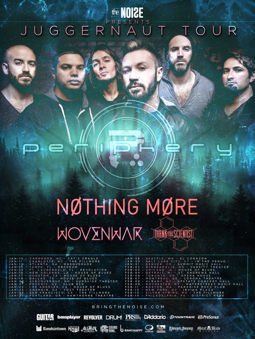 Periphery - Juggernaut Tour - contest