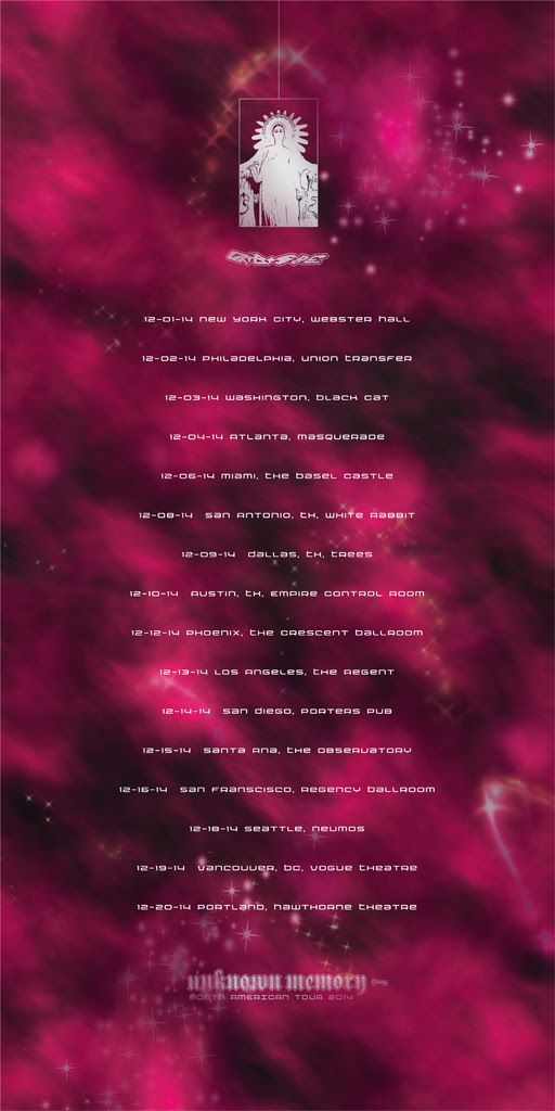 Yung Lean - North American Tour - poster