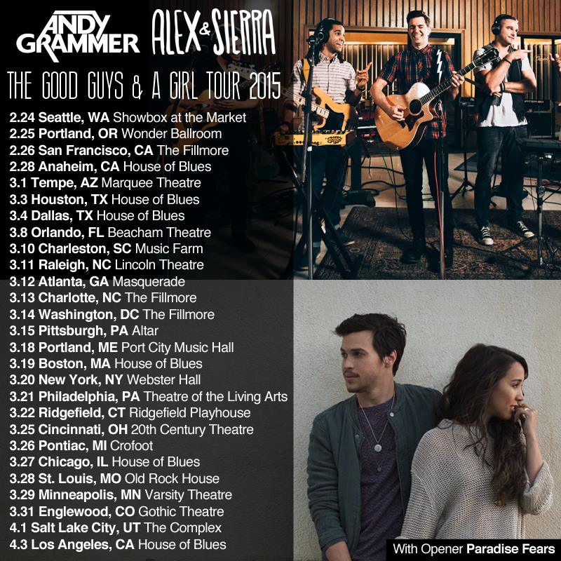 Alex-&-Sierra-Good-Guys-And-A-Girl-Tour-poster