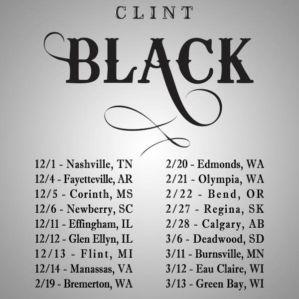 Clint Black - North American Tour - poster