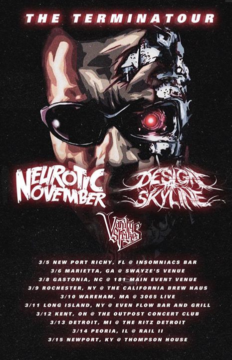 Design The Skyline-2015 East Coast Tour-Poster