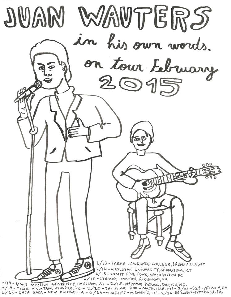 Juan-Wauters-In-His-Own-Words-Tour-poster