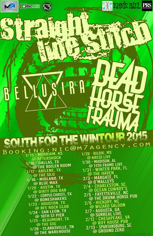 Straight Line Stitch - South For The Wintour - poster