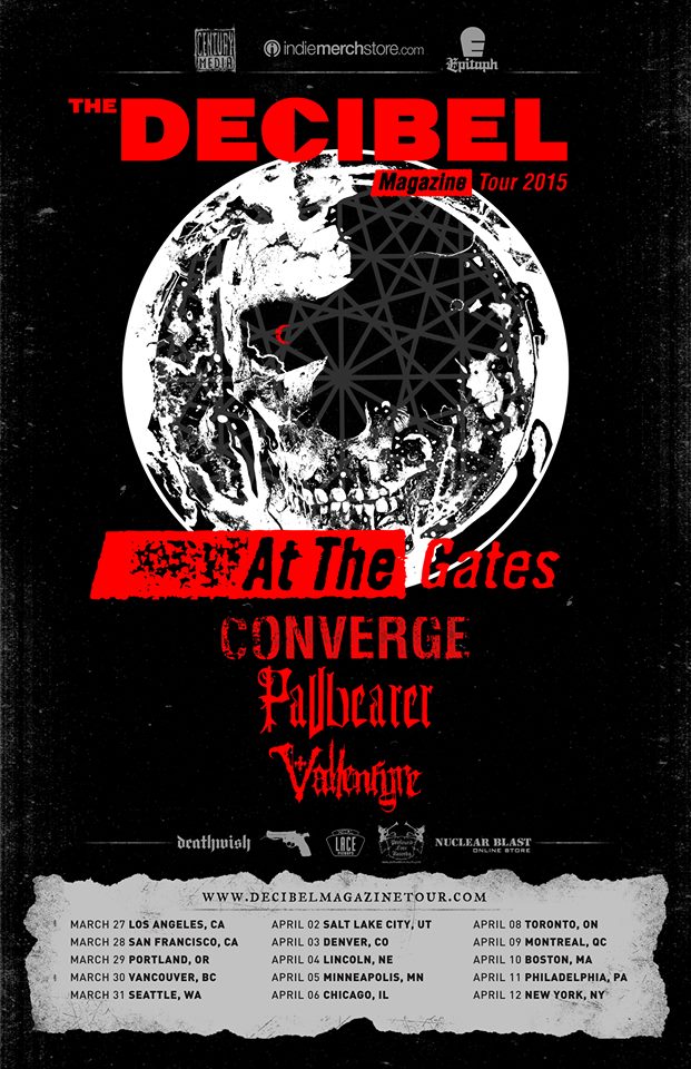 The Decibel Magazine Tour 2015 - poster