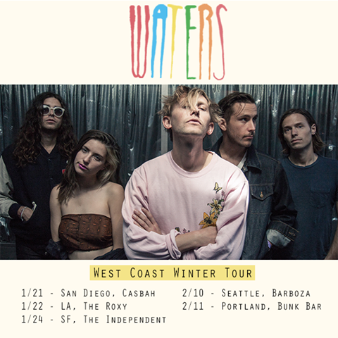 Waters - Headlining West Coast Tour - poster