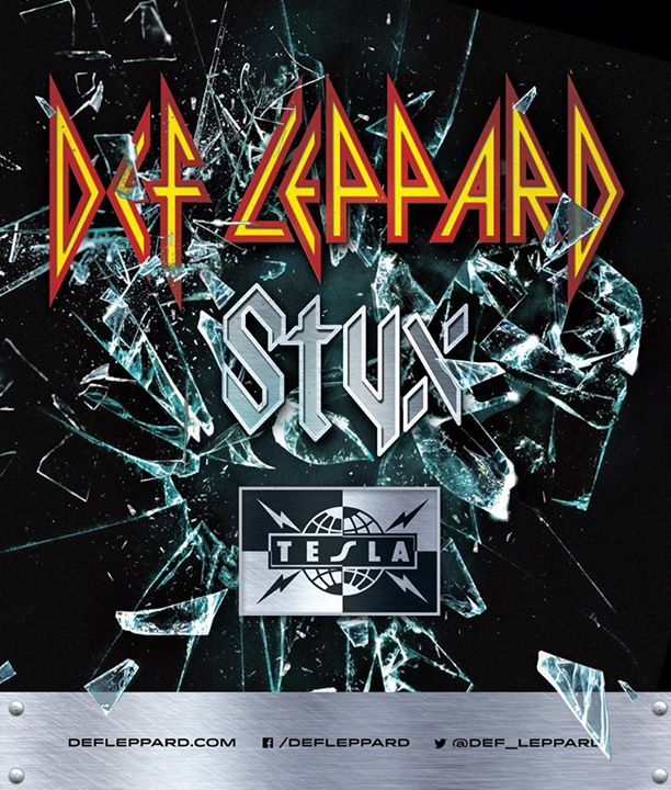 Def Leppard - North American Tour 2015 - poster